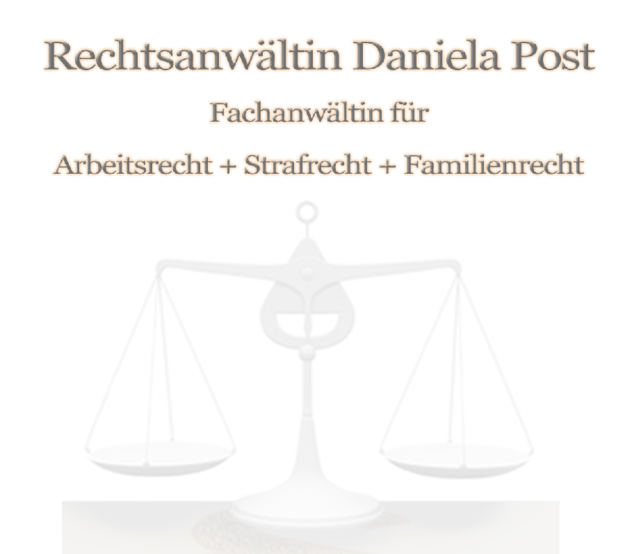 Daniela Post - Rechtsanwältin
